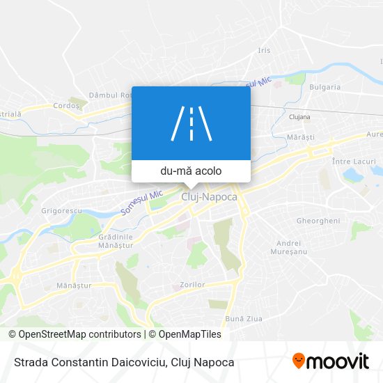 Hartă Strada Constantin Daicoviciu
