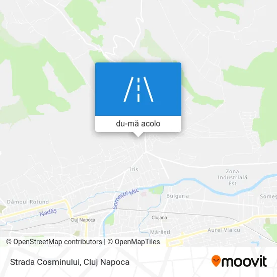 Hartă Strada Cosminului