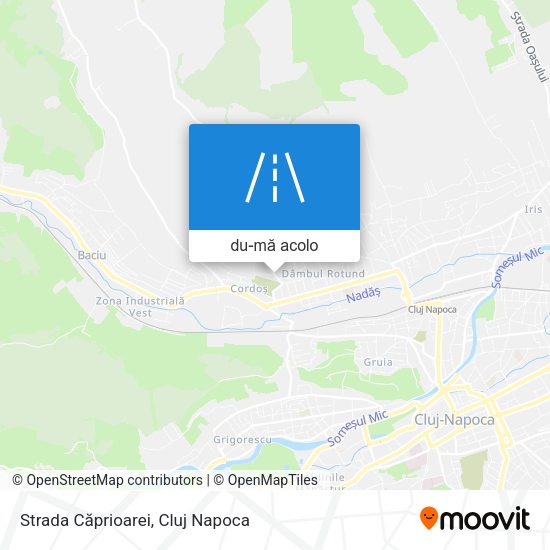 Hartă Strada Căprioarei