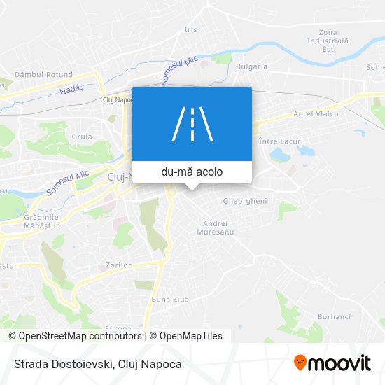Hartă Strada Dostoievski