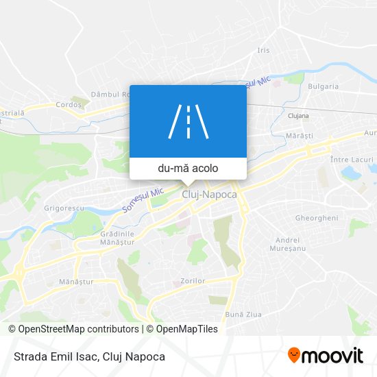 Hartă Strada Emil Isac