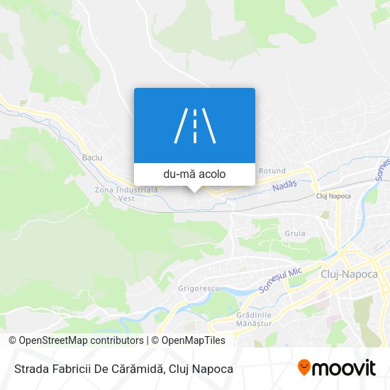 Hartă Strada Fabricii De Cărămidă