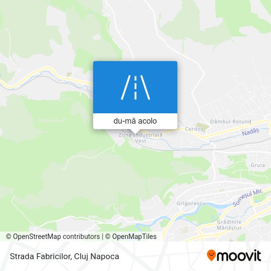 Hartă Strada Fabricilor