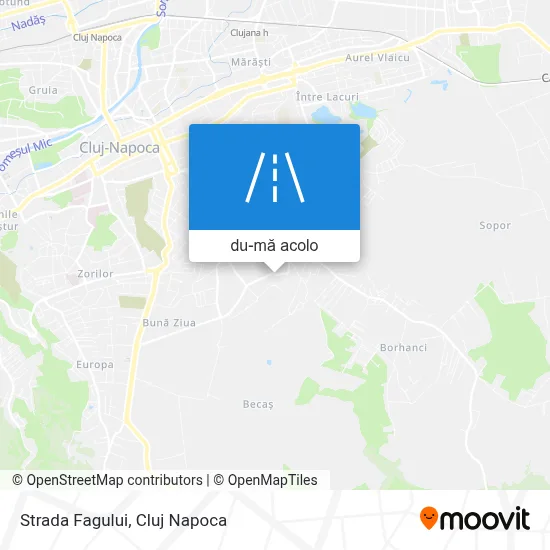 Hartă Strada Fagului