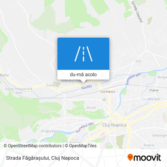 Hartă Strada Făgărașului