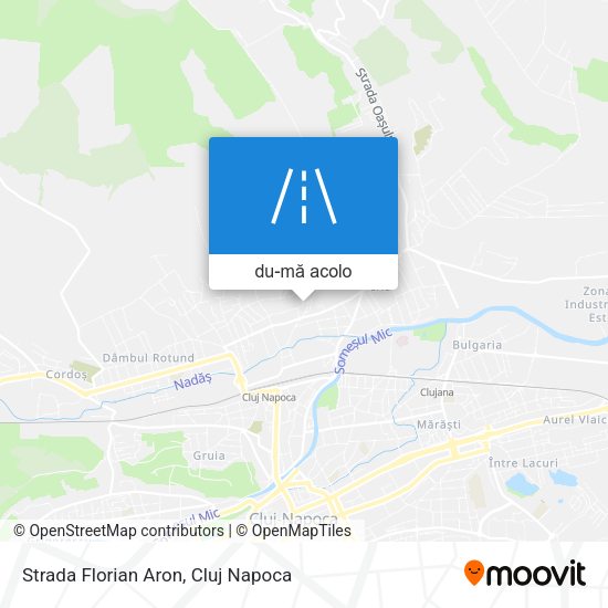Hartă Strada Florian Aron