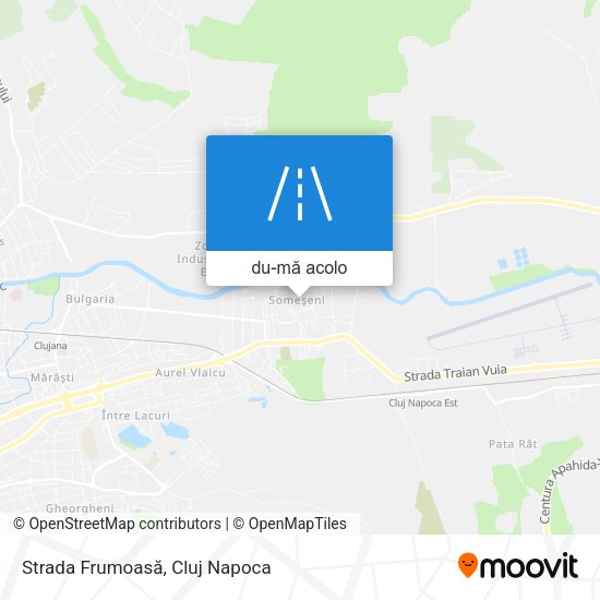 Hartă Strada Frumoasă