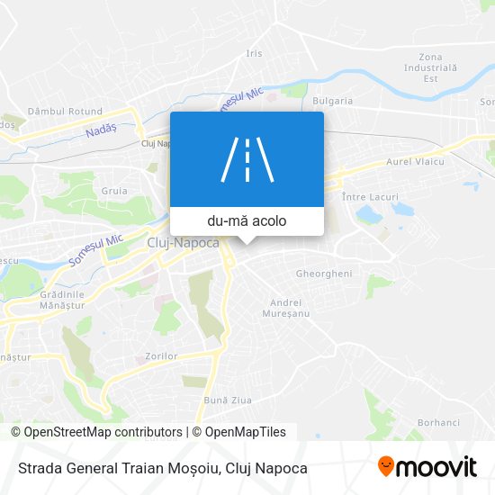 Hartă Strada General Traian Moșoiu
