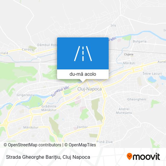 Hartă Strada Gheorghe Barițiu