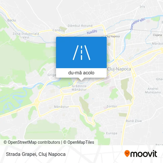 Hartă Strada Grapei