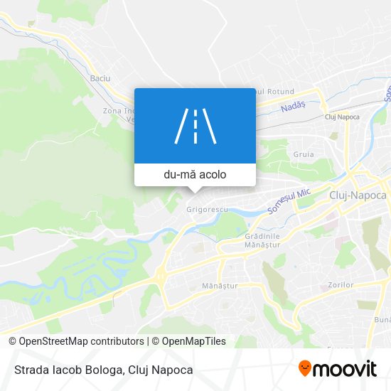 Hartă Strada Iacob Bologa