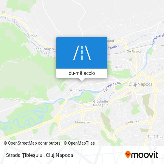Hartă Strada Țibleșului
