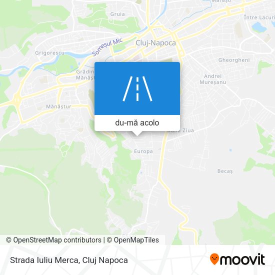 Hartă Strada Iuliu Merca