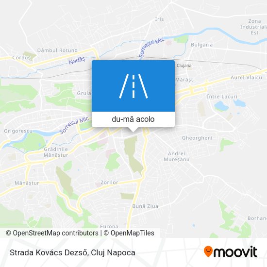 Hartă Strada Kovács Dezső