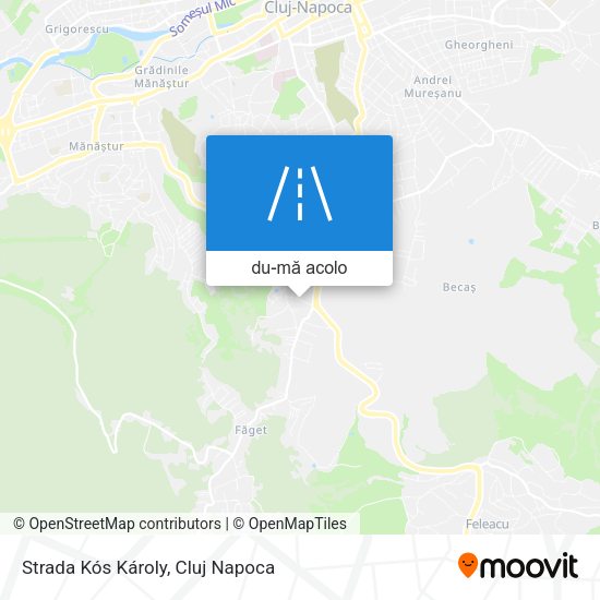 Hartă Strada Kós Károly