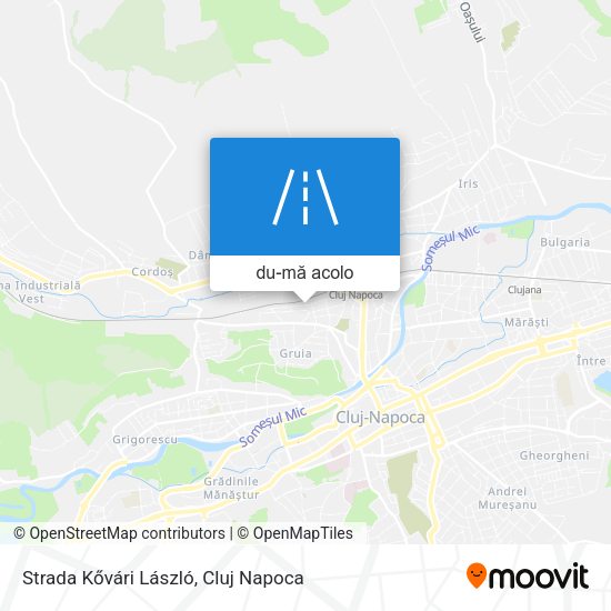 Hartă Strada Kővári László