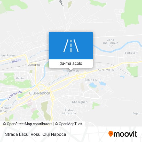 Hartă Strada Lacul Roșu