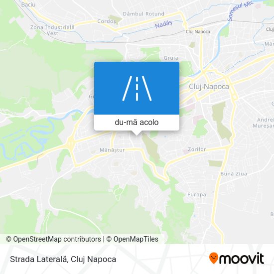 Hartă Strada Laterală
