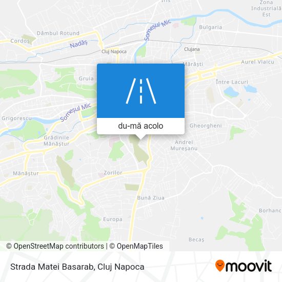 Hartă Strada Matei Basarab