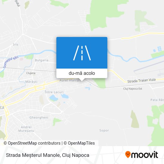 Hartă Strada Meșterul Manole