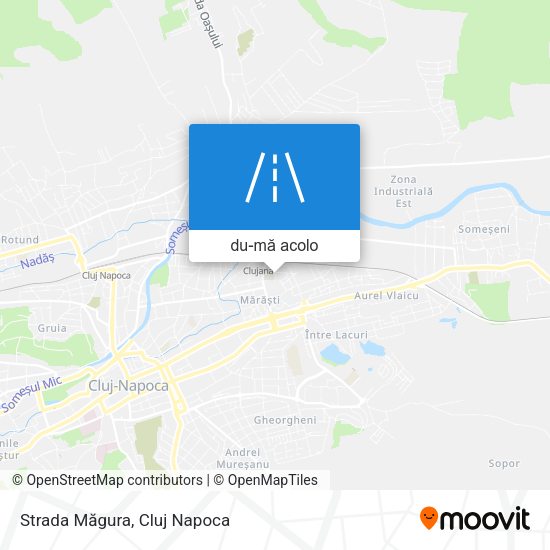 Hartă Strada Măgura