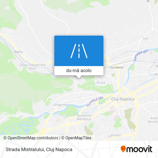 Hartă Strada Mistralului