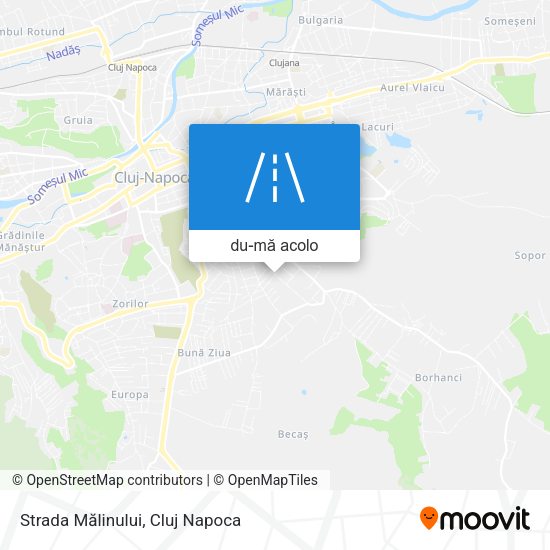 Hartă Strada Mălinului