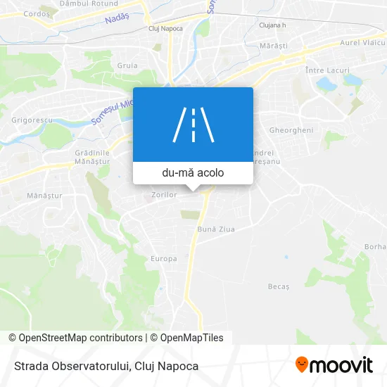 Hartă Strada Observatorului