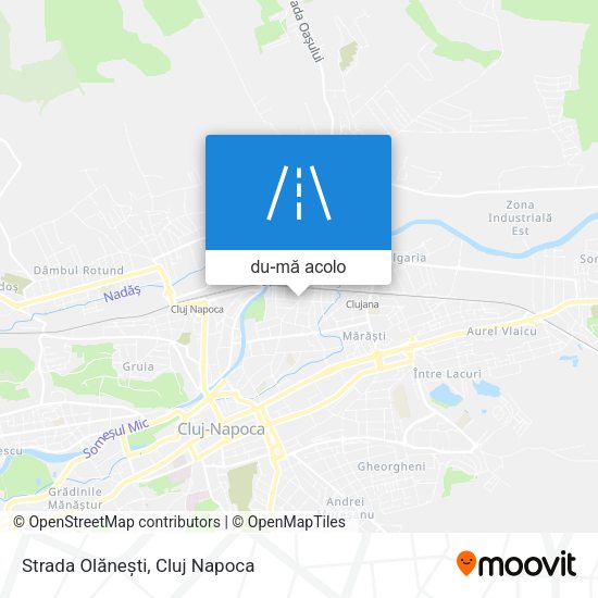 Hartă Strada Olănești