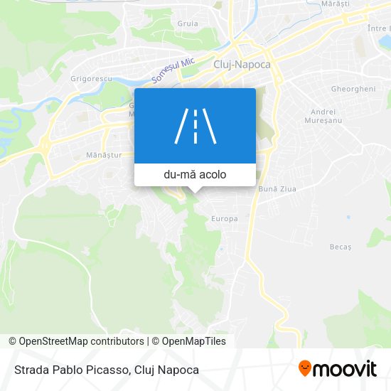 Hartă Strada Pablo Picasso
