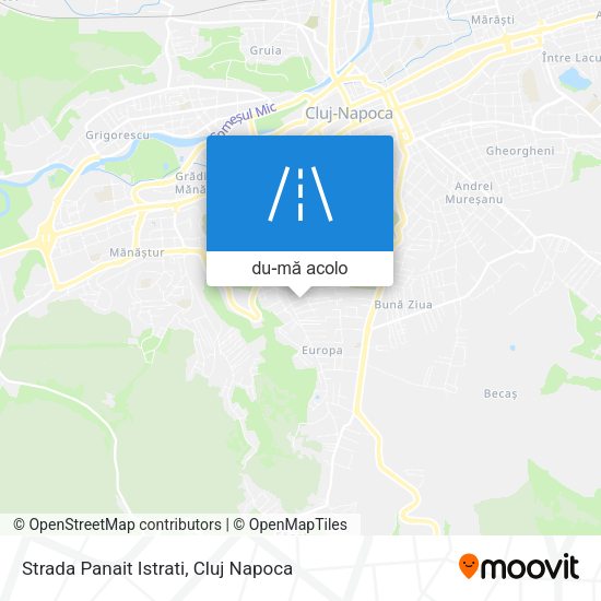 Hartă Strada Panait Istrati
