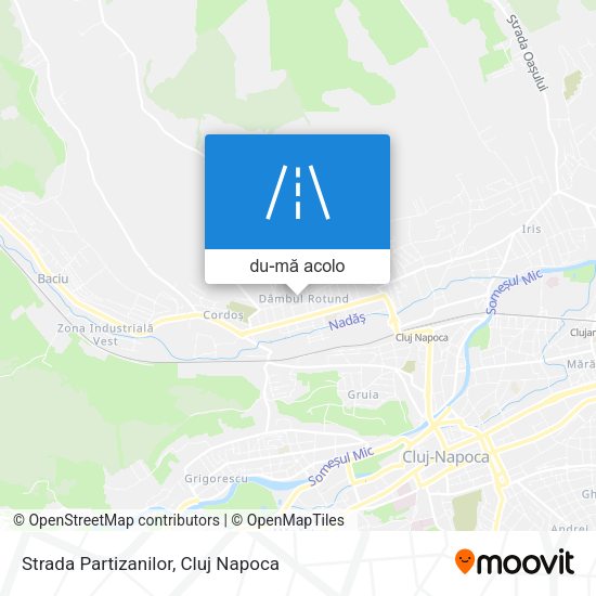 Hartă Strada Partizanilor