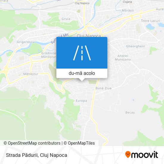 Hartă Strada Pădurii