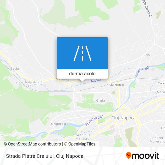 Hartă Strada Piatra Craiului
