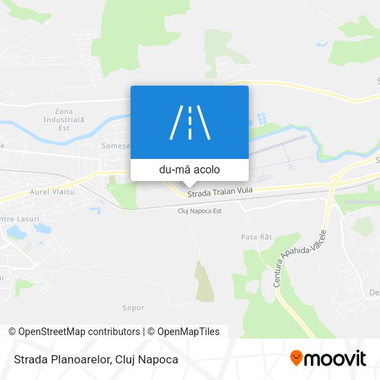 Hartă Strada Planoarelor