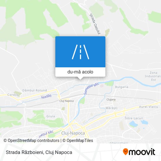 Hartă Strada Războieni