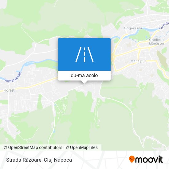 Hartă Strada Răzoare