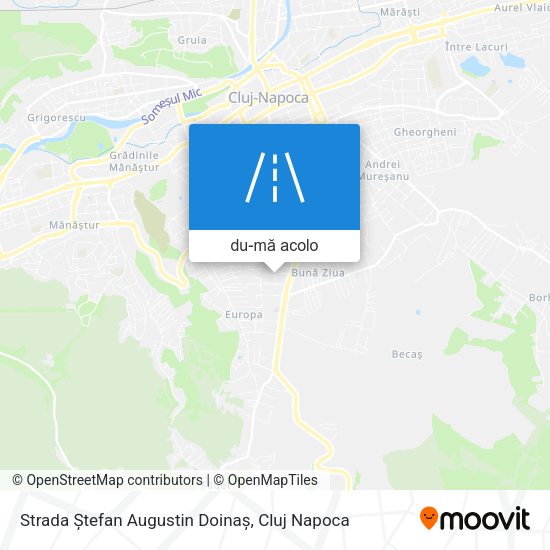 Hartă Strada Ștefan Augustin Doinaș