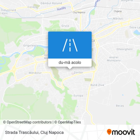Hartă Strada Trascăului