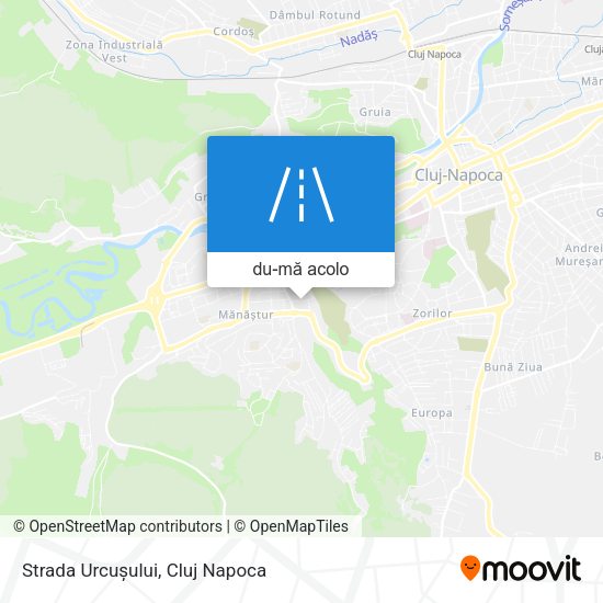 Hartă Strada Urcușului