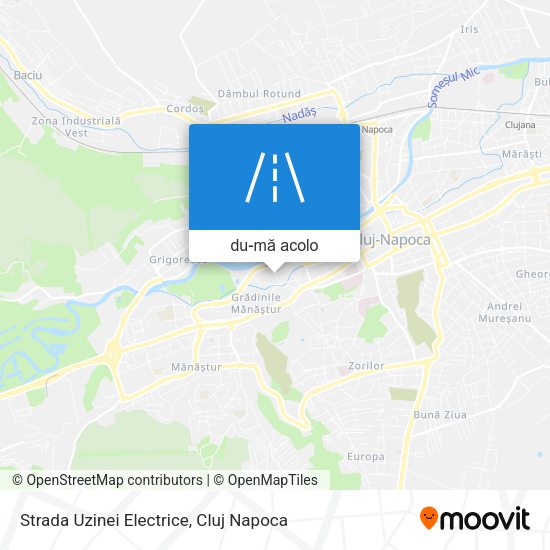 Hartă Strada Uzinei Electrice