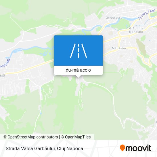 Hartă Strada Valea Gârbăului