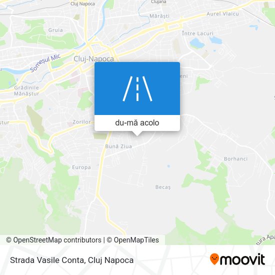 Hartă Strada Vasile Conta