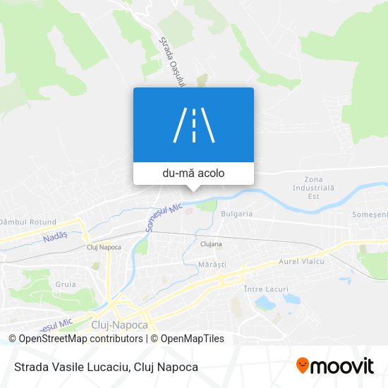 Hartă Strada Vasile Lucaciu