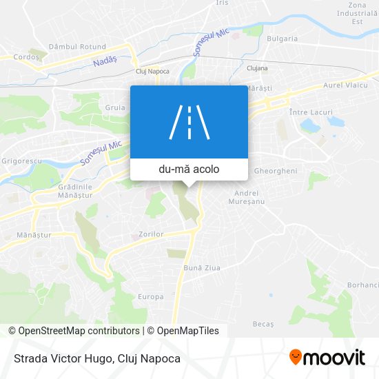 Hartă Strada Victor Hugo