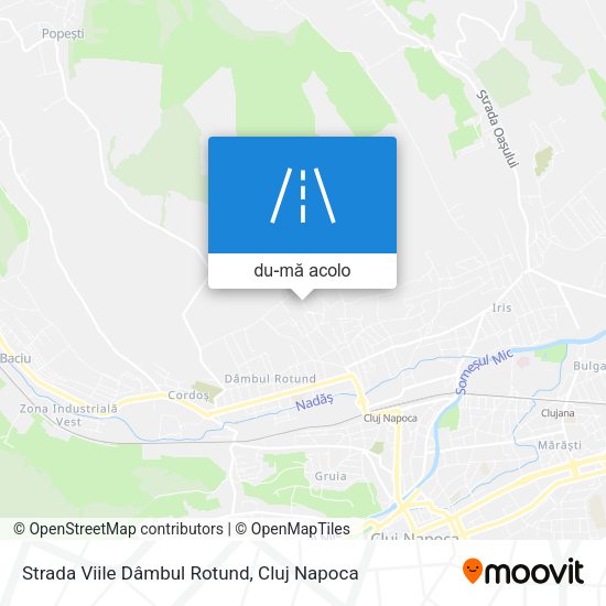 Hartă Strada Viile Dâmbul Rotund