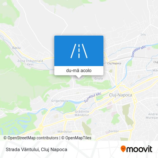 Hartă Strada Vântului
