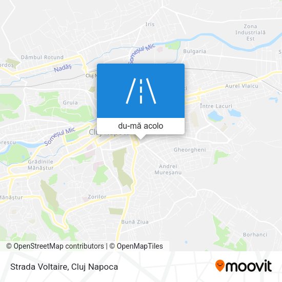 Hartă Strada Voltaire