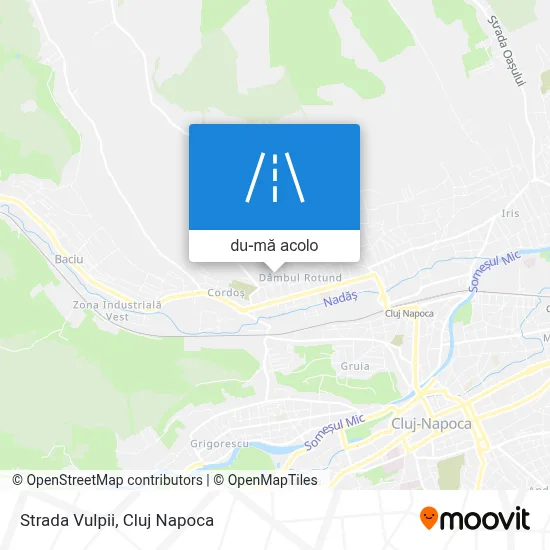 Hartă Strada Vulpii