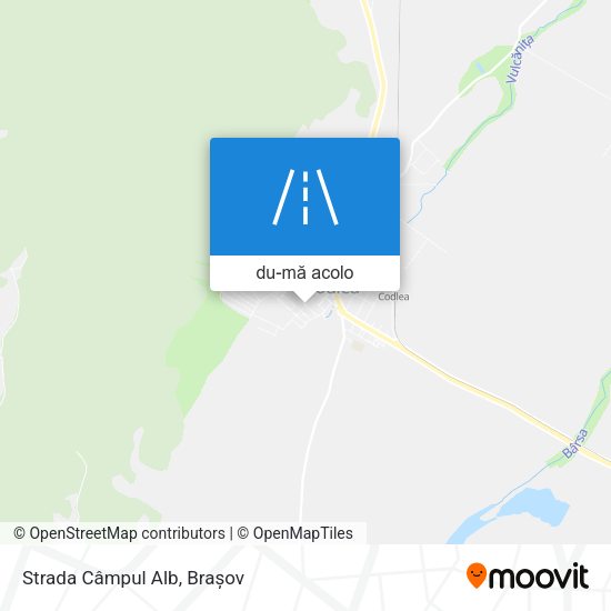 Hartă Strada Câmpul Alb